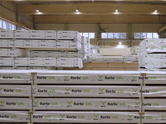 Kerto® LVL dans l'usine Metsa Wood